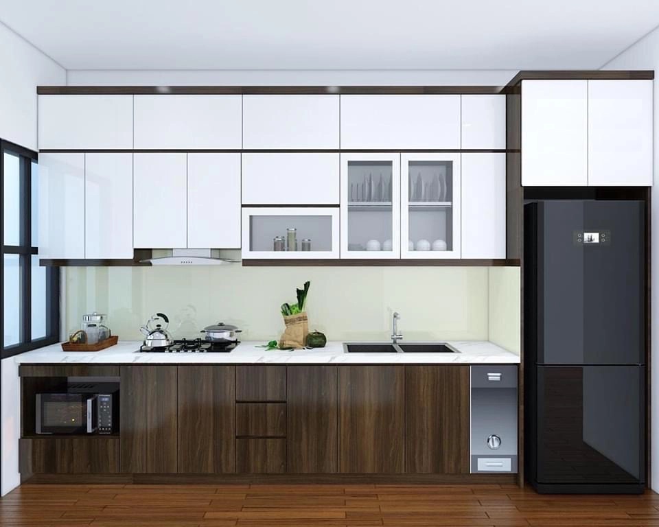 Tủ bếp gỗ TBG15